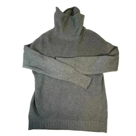 Athleta Sweaters - Athleta Breckenridge Women's Chunky Knit Sweater Charcoal Gray Size Medium